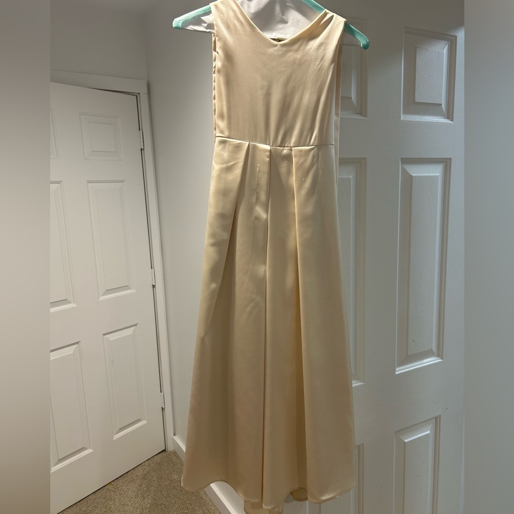 Custom made flower girl dress - size 8